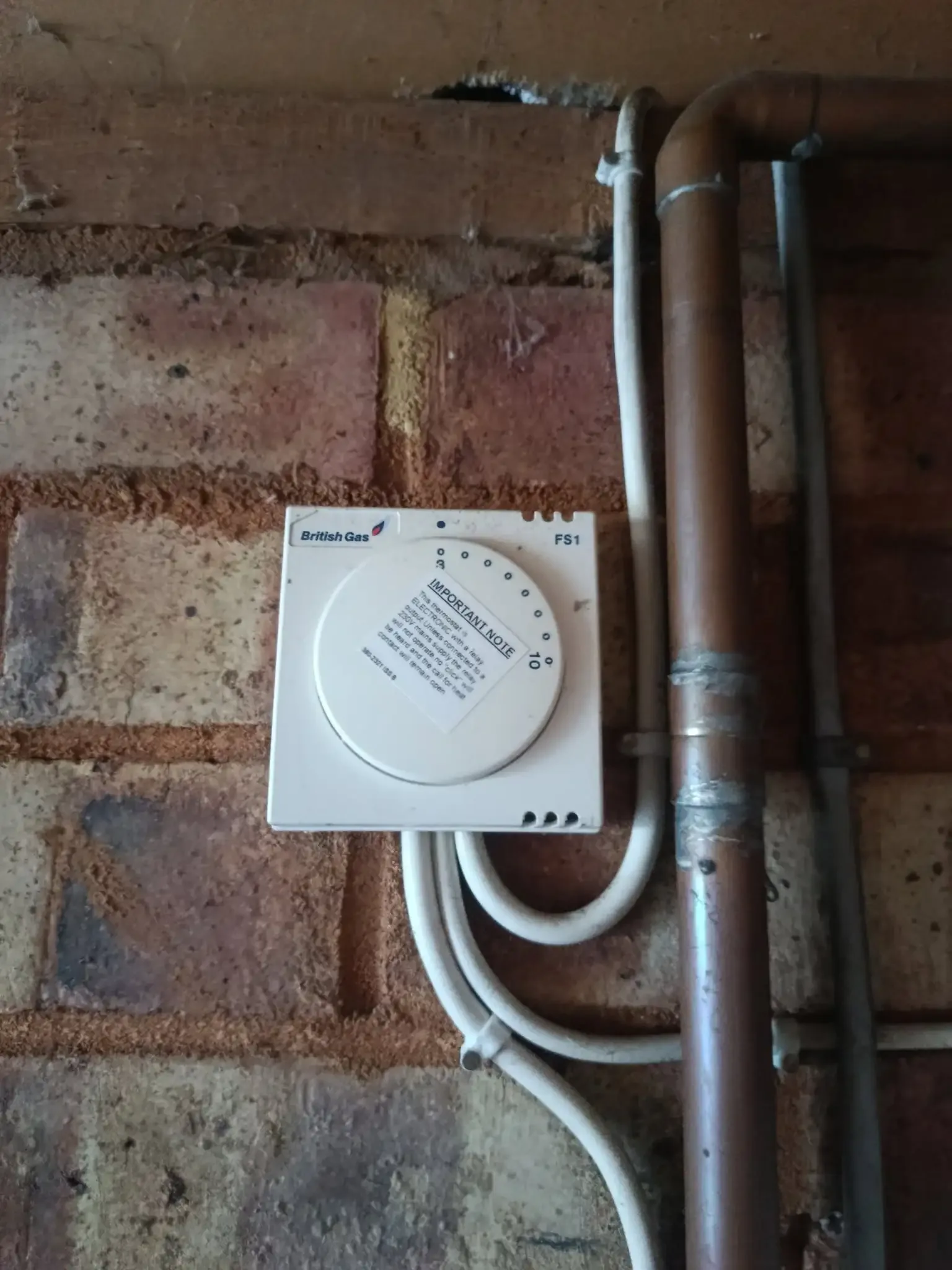 Electric water heater connection panel in Killeen TX home